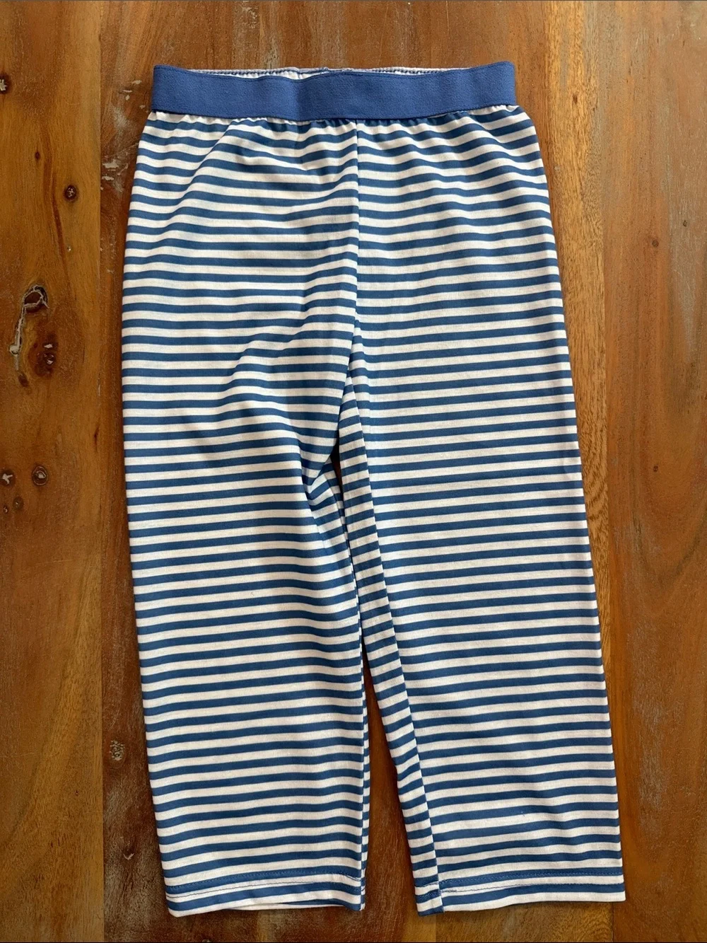 Carters Blue Nautical & Striped Kids Pajama Pants - size 3T and 4T